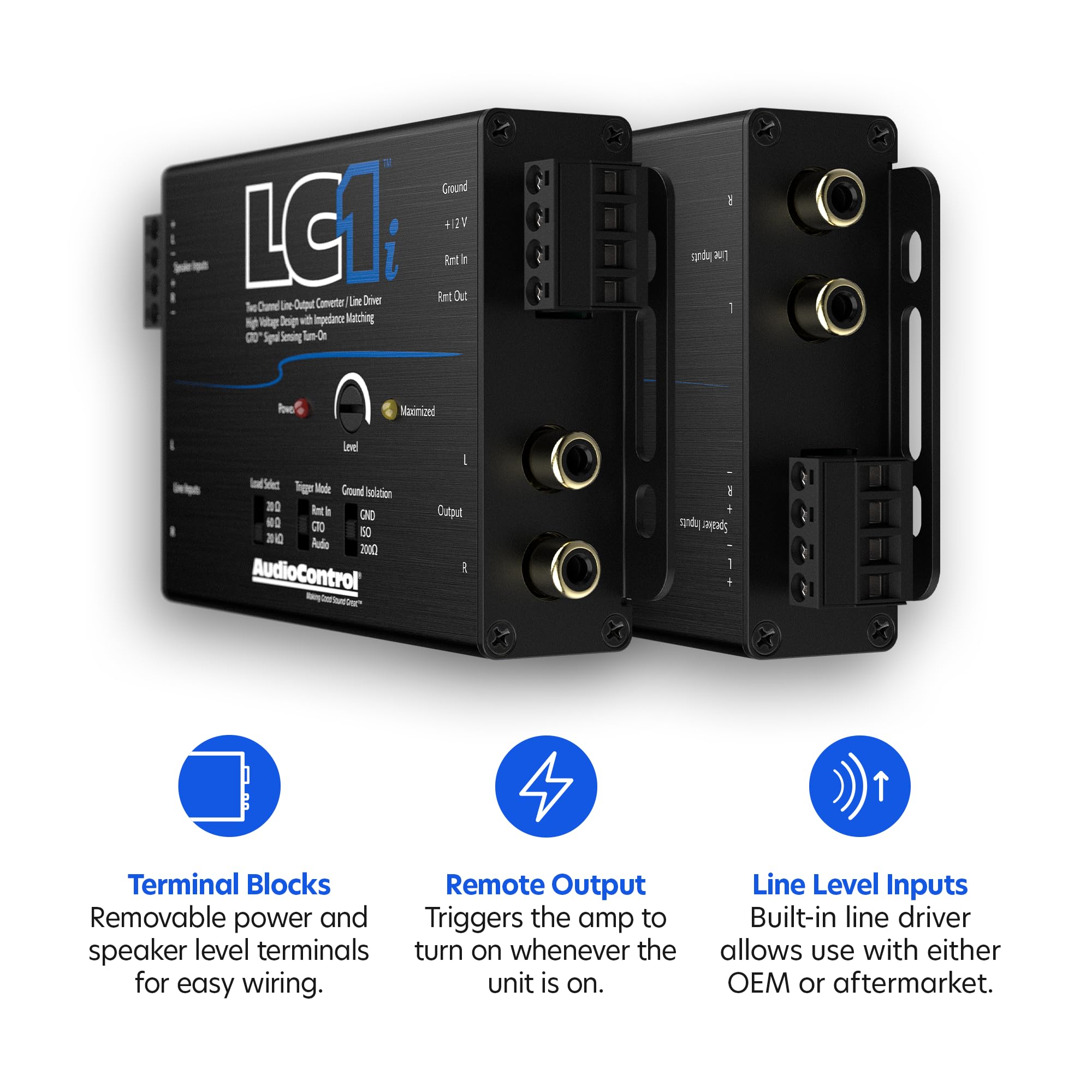 AudioControl LC1i Active 2-Channel Line Driver/Output Converter